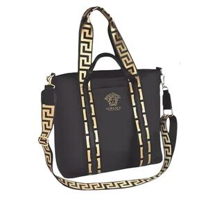 Versace Bag Black Tote Shoulder Purse Perfume Promo Bag